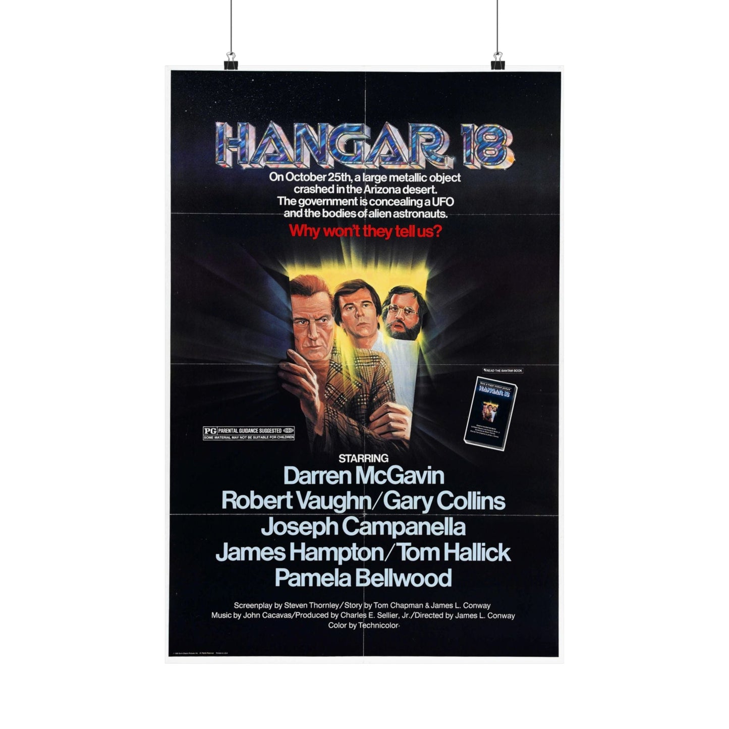 HANGAR 18 1980 - Paper Movie Poster-20″ x 30″-The Sticker Space