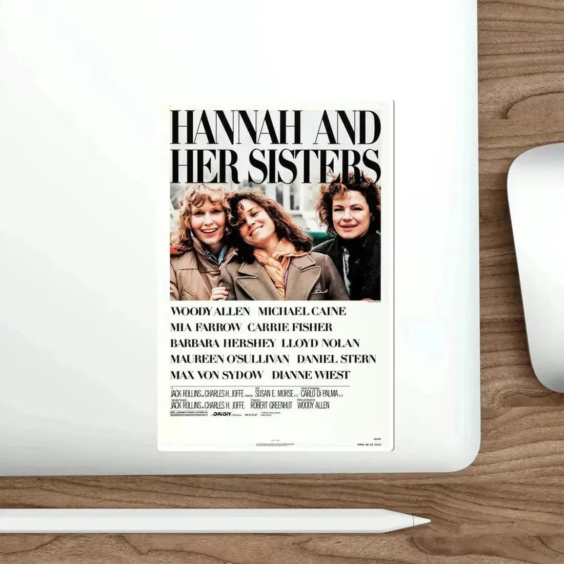 Hannah and Her Sisters 1986 Movie Poster STICKER Vinyl Die-Cut Decal - The Sticker Space