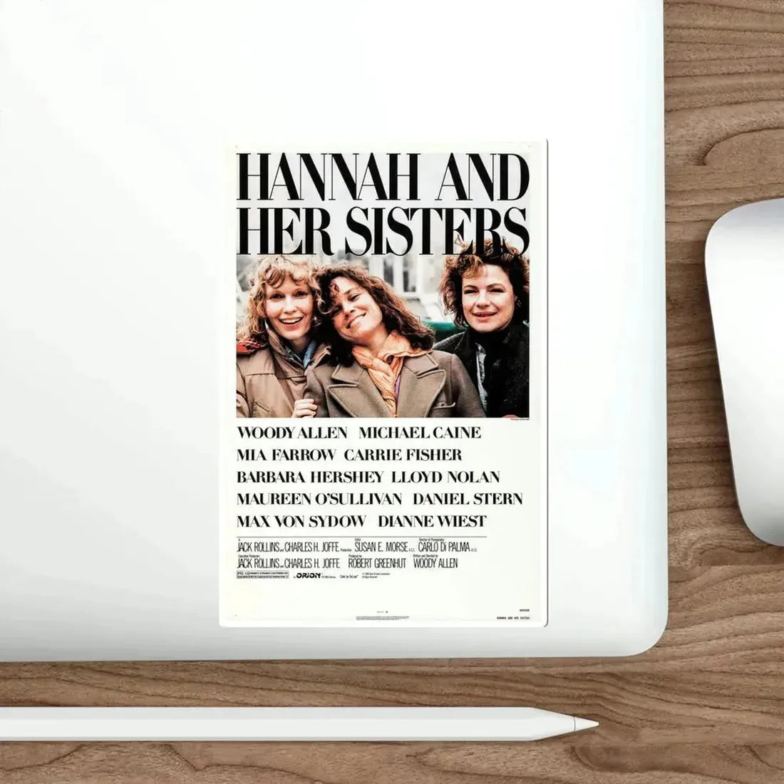 Hannah and Her Sisters 1986 Movie Poster STICKER Vinyl Die-Cut Decal - The Sticker Space