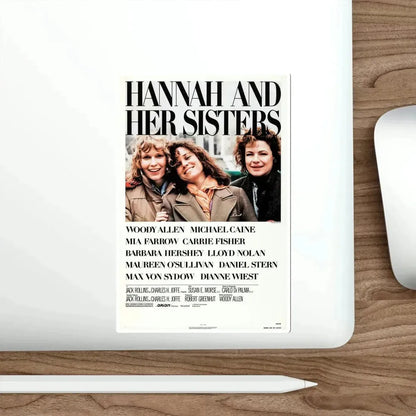Hannah and Her Sisters 1986 Movie Poster STICKER Vinyl Die-Cut Decal - The Sticker Space