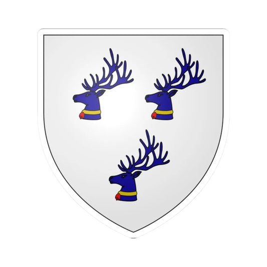 Hannay of Kirkdale arms (Scotland) (Coat of Arms) STICKER Vinyl Kiss-Cut Decal 2 Inch White - The Sticker Space