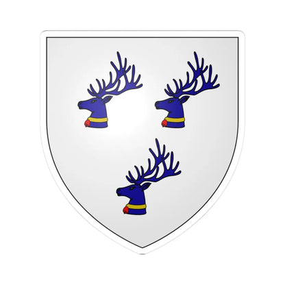 Hannay of Kirkdale arms (Scotland) (Coat of Arms) STICKER Vinyl Kiss-Cut Decal 3 Inch White - The Sticker Space