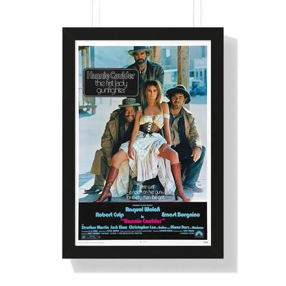 HANNIE CAULDER 1971 - Framed Movie Poster 16″ x 24″ Black - The Sticker Space