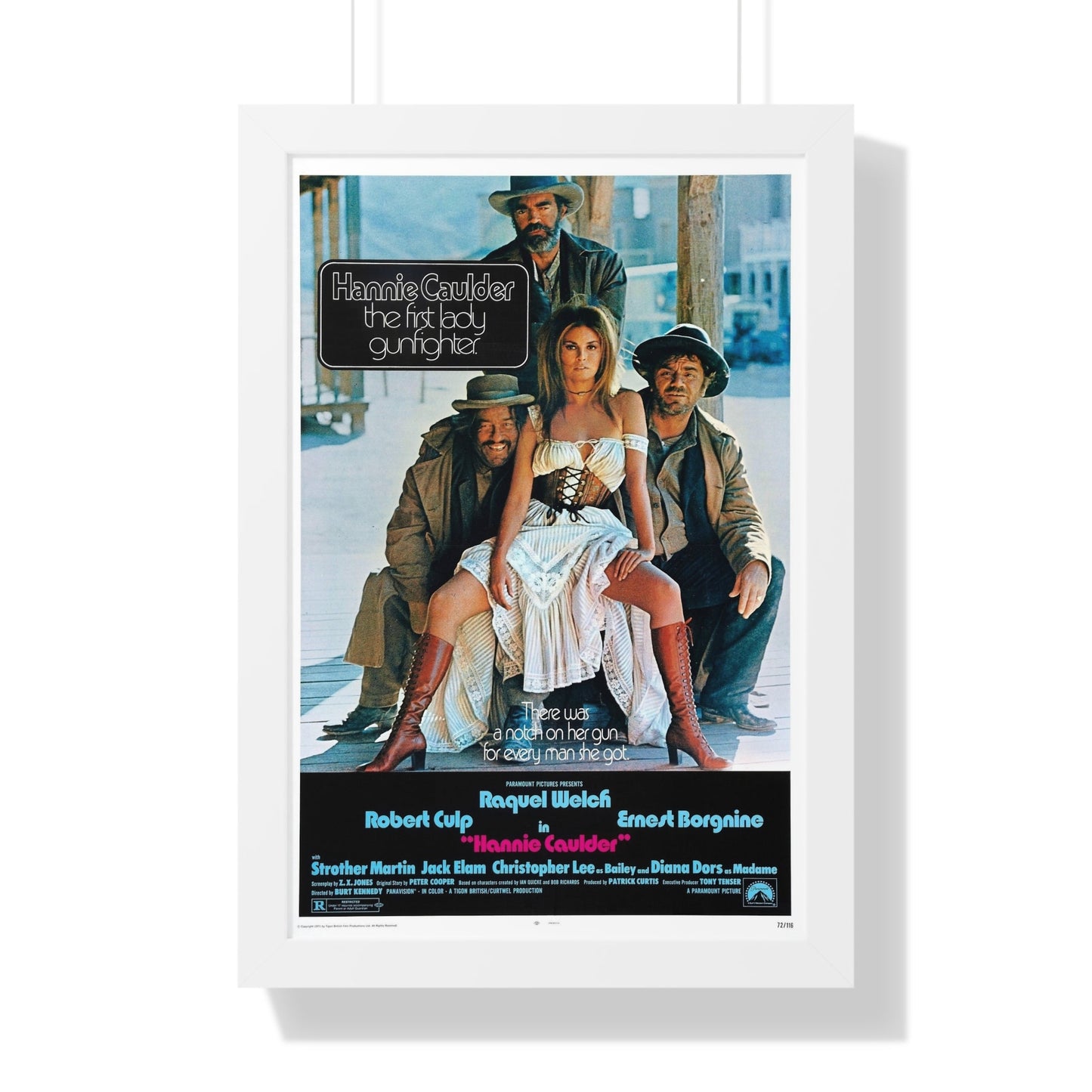 HANNIE CAULDER 1971 - Framed Movie Poster-16″ x 24″-The Sticker Space