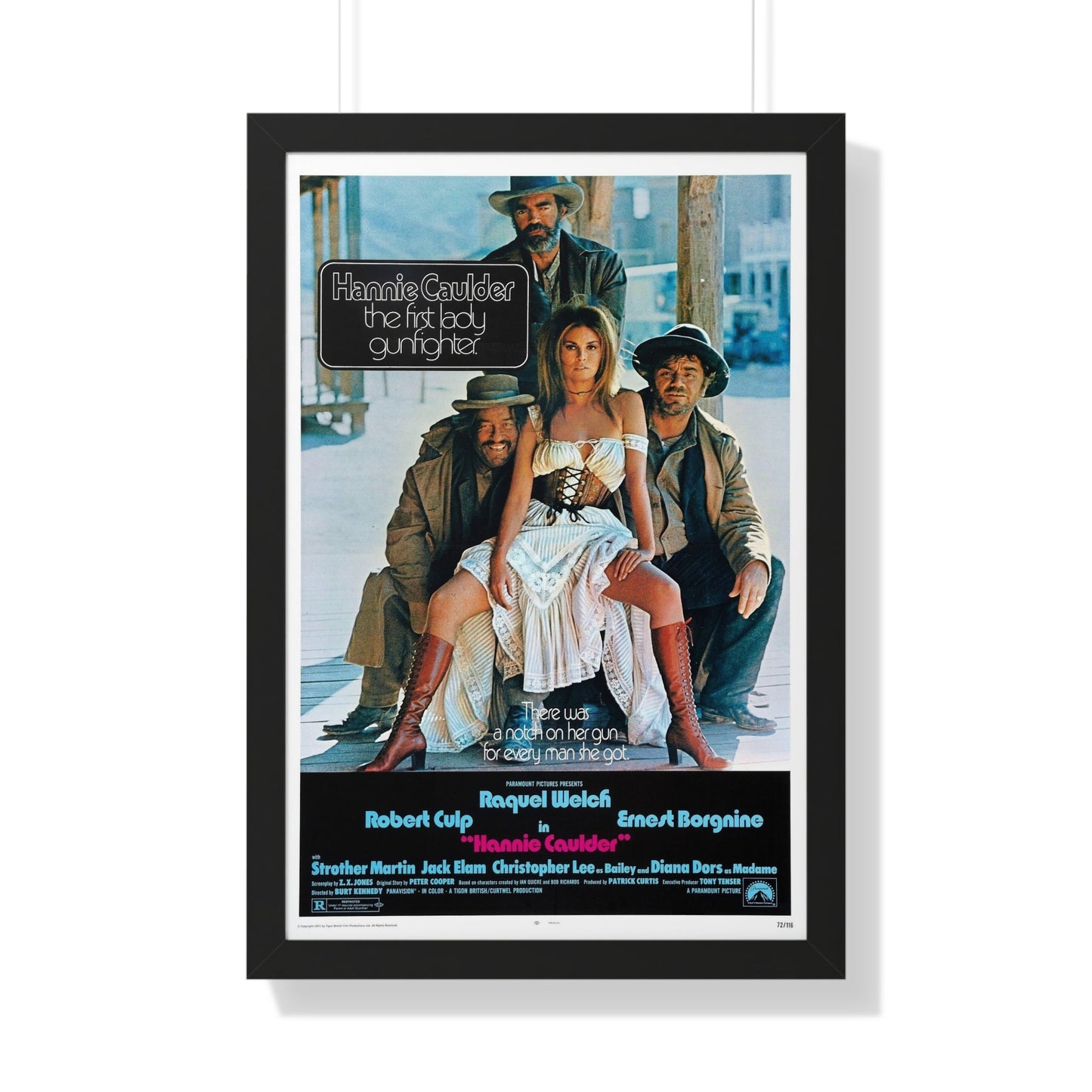 HANNIE CAULDER 1971 - Framed Movie Poster-20" x 30"-The Sticker Space