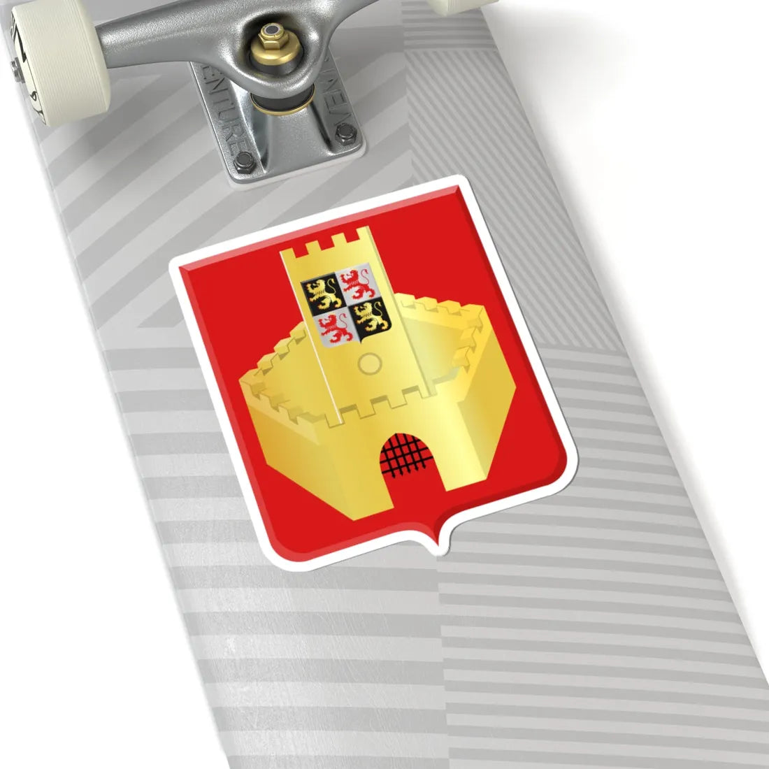 Hannut wapen (Belgium) (Coat of Arms) STICKER Vinyl Kiss-Cut Decal - The Sticker Space