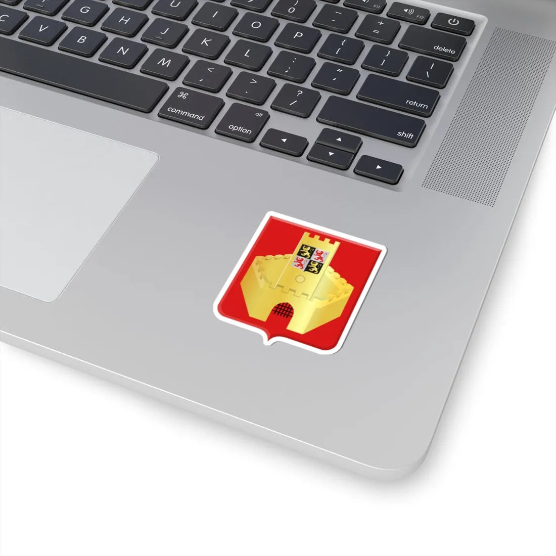 Hannut wapen (Belgium) (Coat of Arms) STICKER Vinyl Kiss-Cut Decal - The Sticker Space