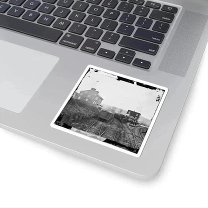 Hanover Junction, Pa. Passenger Train at Depot (U.S. Civil War) STICKER Vinyl Kiss-Cut Decal - The Sticker Space