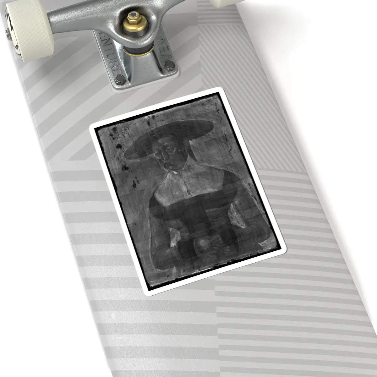 SKU:TSS-STICK-HNSBRS-6X6-2 Sizes:6" × 6" Types:White