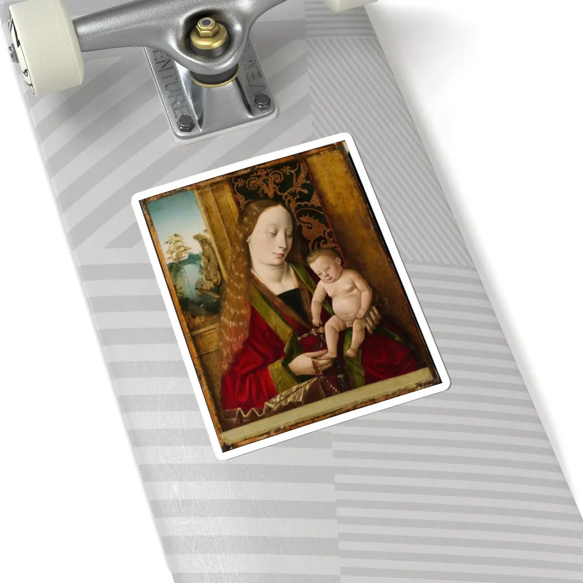SKU:TSS-STICK-HNSTRT-6X6-1N1H5 Sizes:6" × 6" Types:White