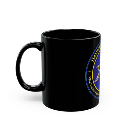 Hanscom University (U.S. Air Force) Black Coffee Mug-The Sticker Space