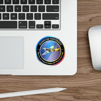 Hanscom University (U.S. Air Force) Holographic STICKER Die-Cut Vinyl Decal-The Sticker Space