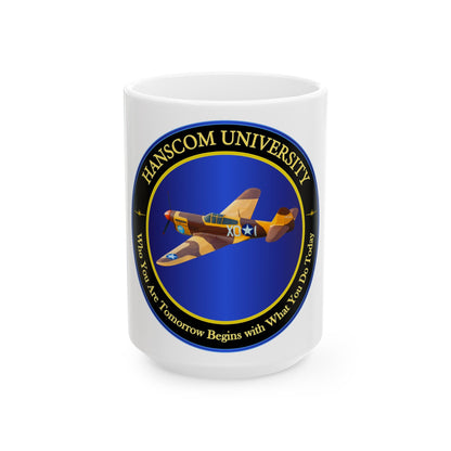 Hanscom University (U.S. Air Force) White Coffee Mug-15oz-The Sticker Space