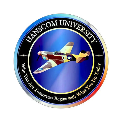 Hanscom University (U.S. Air Force) Holographic STICKER Die-Cut Vinyl Decal - The Sticker Space