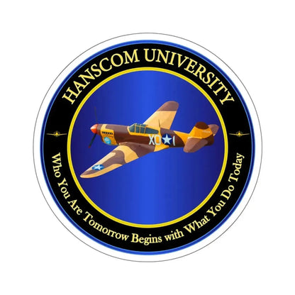 Hanscom University (U.S. Air Force) STICKER Vinyl Kiss-Cut Decal 6 Inch White - The Sticker Space