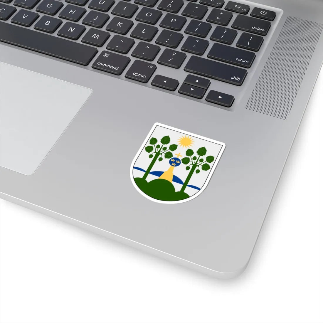 Haparanda vapen (Sweden) (Coat of Arms) STICKER Vinyl Kiss-Cut Decal - The Sticker Space
