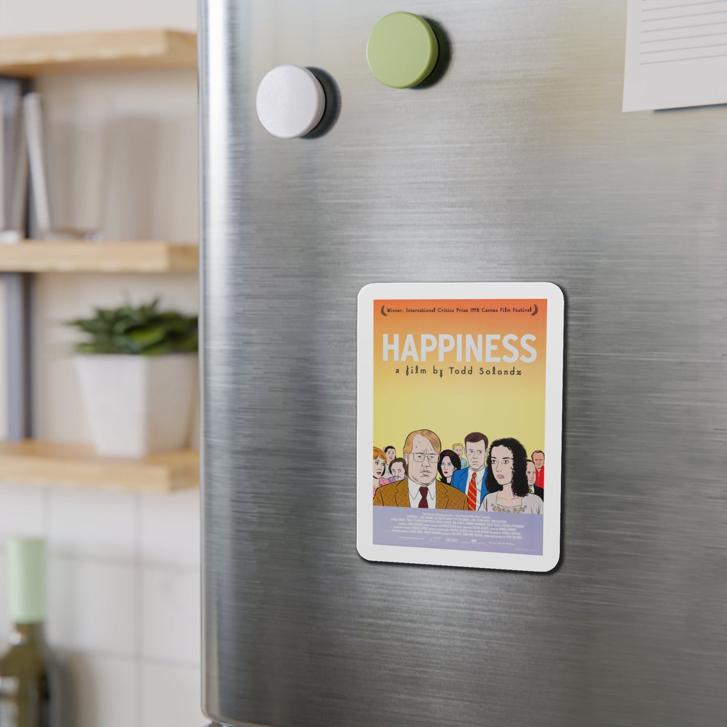 Happiness 1998 Movie Poster Die-Cut Magnet-The Sticker Space