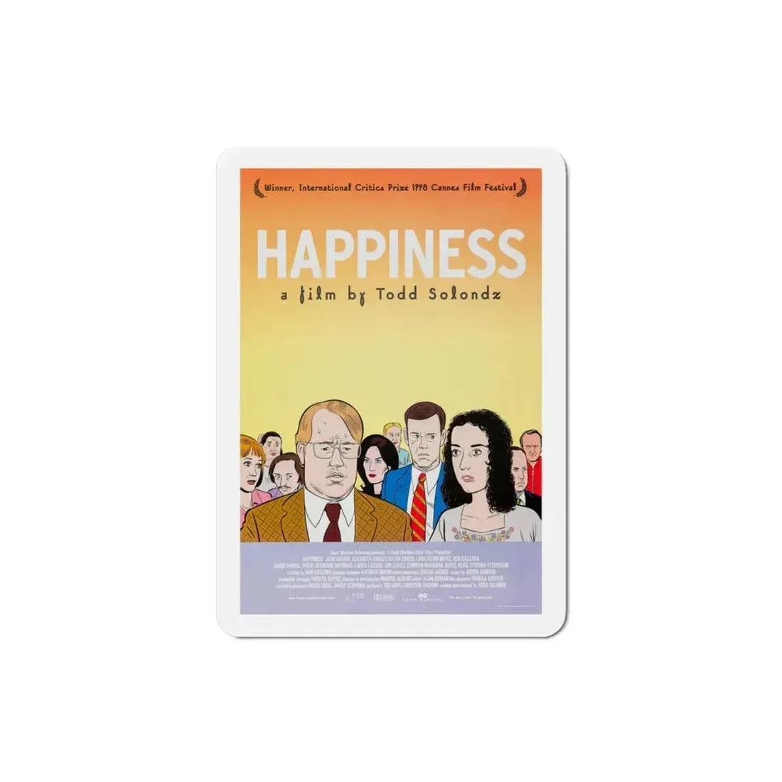 Happiness 1998 Movie Poster Refrigerator Magnet 3 Inch - The Sticker Space