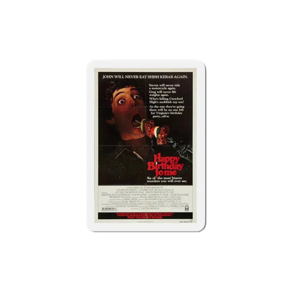 Happy Birthday to Me 1981 Movie Poster Refrigerator Magnet 6 Inch - The Sticker Space