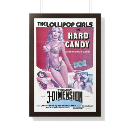 HARD CANDY 1976 - Framed Movie Poster 20" x 30" Walnut - The Sticker Space
