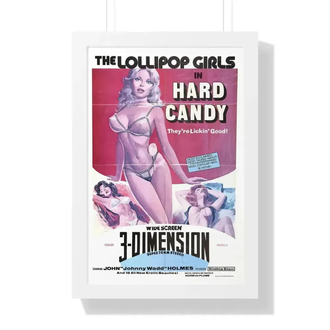 HARD CANDY 1976 - Framed Movie Poster - The Sticker Space