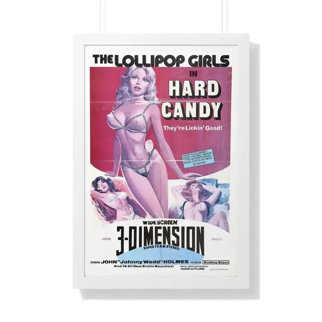 HARD CANDY 1976 - Framed Movie Poster - The Sticker Space