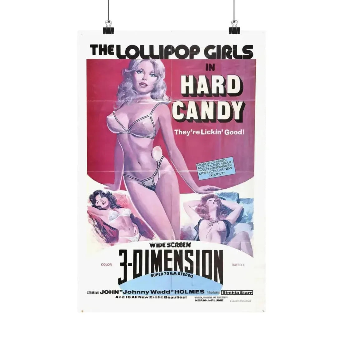 HARD CANDY 1976 - Paper Movie Poster - The Sticker Space