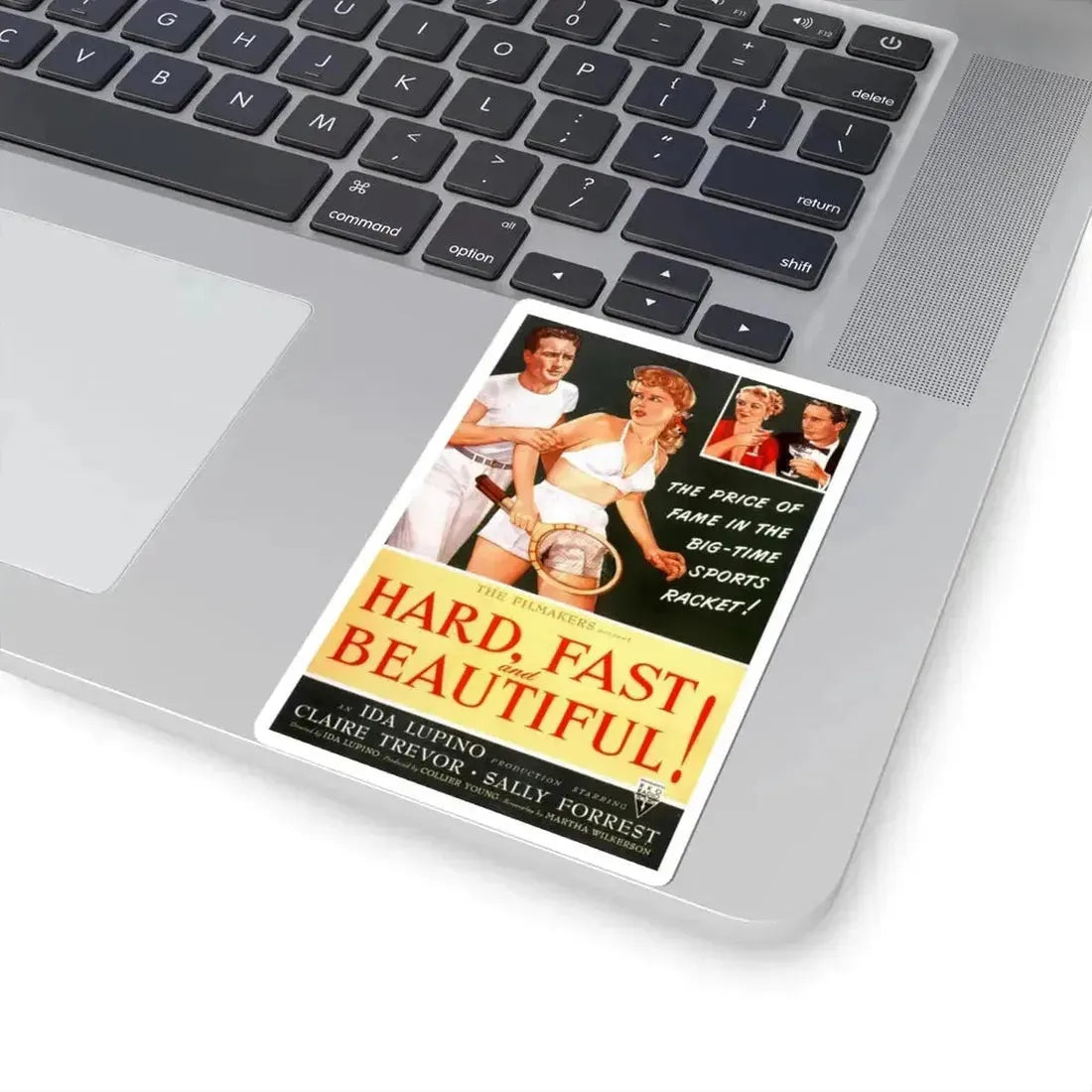 Hard Fast and Beautiful 1951 Movie Poster - STICKER Vinyl Kiss-Cut Decal - The Sticker Space