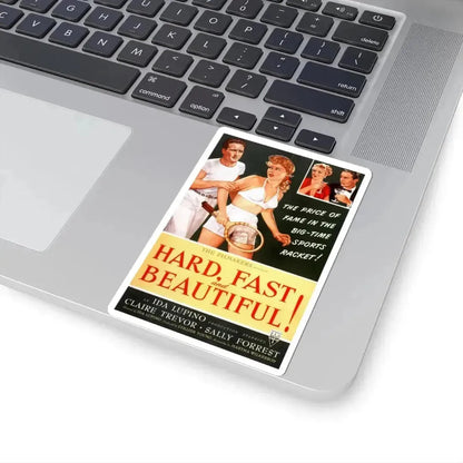 Hard Fast and Beautiful 1951 Movie Poster - STICKER Vinyl Kiss-Cut Decal - The Sticker Space