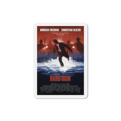 Hard Rain 1998 Movie Poster Die-Cut Magnet-3" x 3"-The Sticker Space