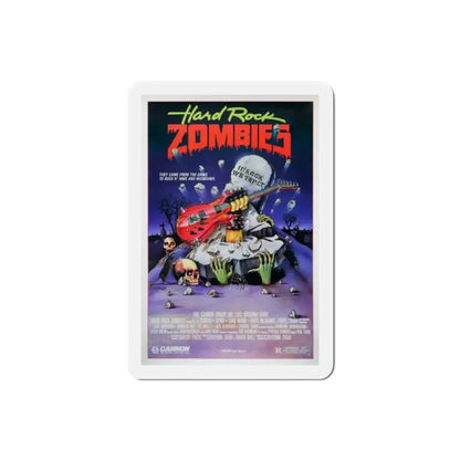 Hard Rock Zombies 1985 Movie Poster Refrigerator Magnet - The Sticker Space