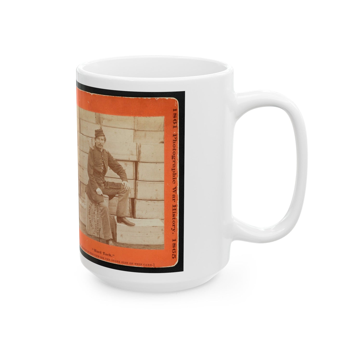 Hard Tack 001 (U.S. Civil War) White Coffee Mug-The Sticker Space