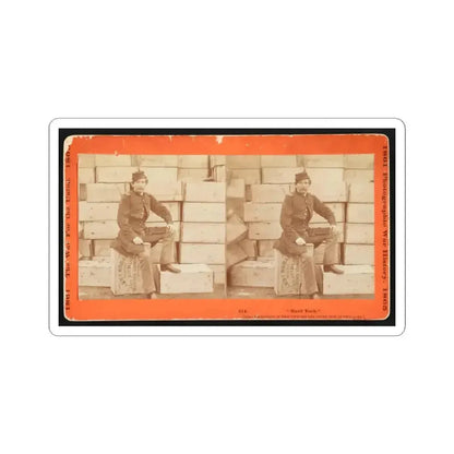 Hard Tack  001 (U.S. Civil War) STICKER Vinyl Kiss-Cut Decal 3 Inch White - The Sticker Space