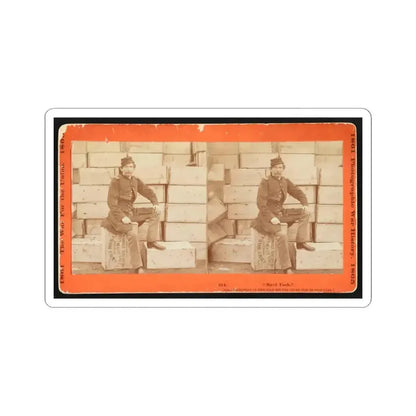 Hard Tack  001 (U.S. Civil War) STICKER Vinyl Kiss-Cut Decal 6 Inch White - The Sticker Space