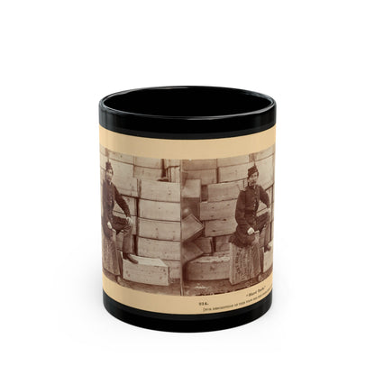 Hard Tack (U.S. Civil War) Black Coffee Mug-11oz-The Sticker Space