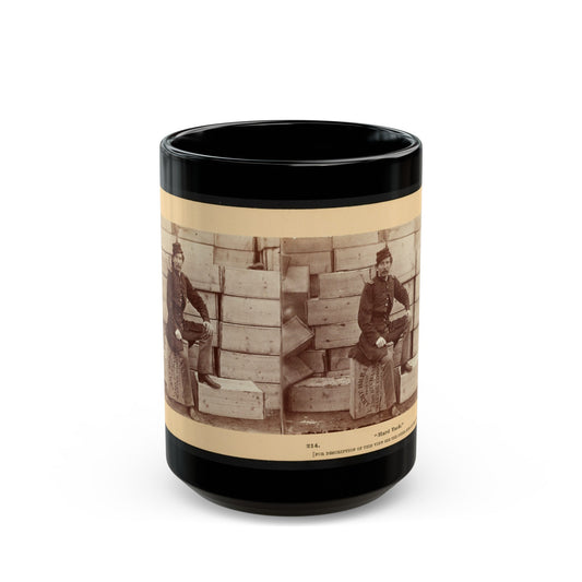 Hard Tack (U.S. Civil War) Black Coffee Mug-15oz-The Sticker Space