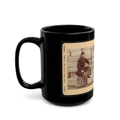 Hard Tack (U.S. Civil War) Black Coffee Mug-The Sticker Space