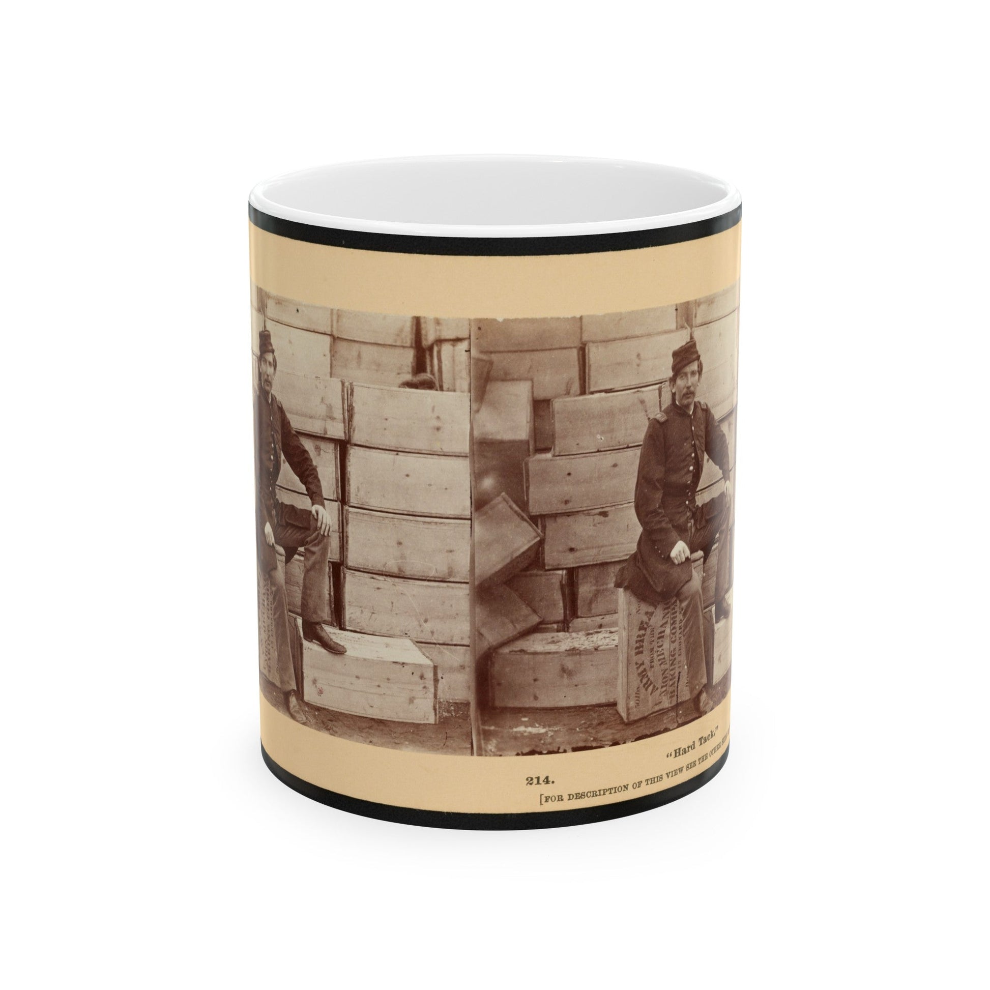 Hard Tack (U.S. Civil War) White Coffee Mug-11oz-The Sticker Space