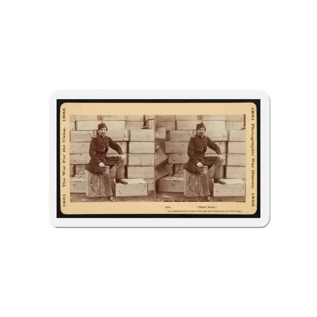 Hard Tack (U.S. Civil War) Refrigerator Magnet 6 Inch Die-Cut 1 pc - The Sticker Space