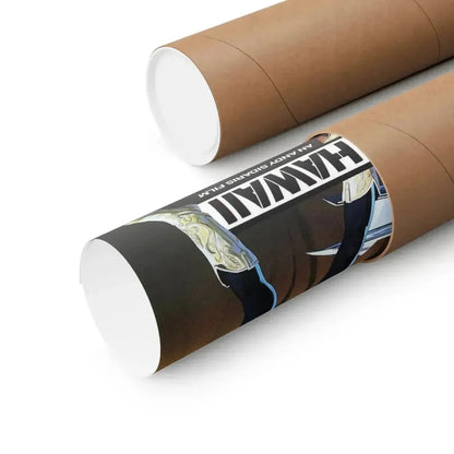 HARD TICKET TO HAWAII 1987 - Paper Movie Poster - The Sticker Space