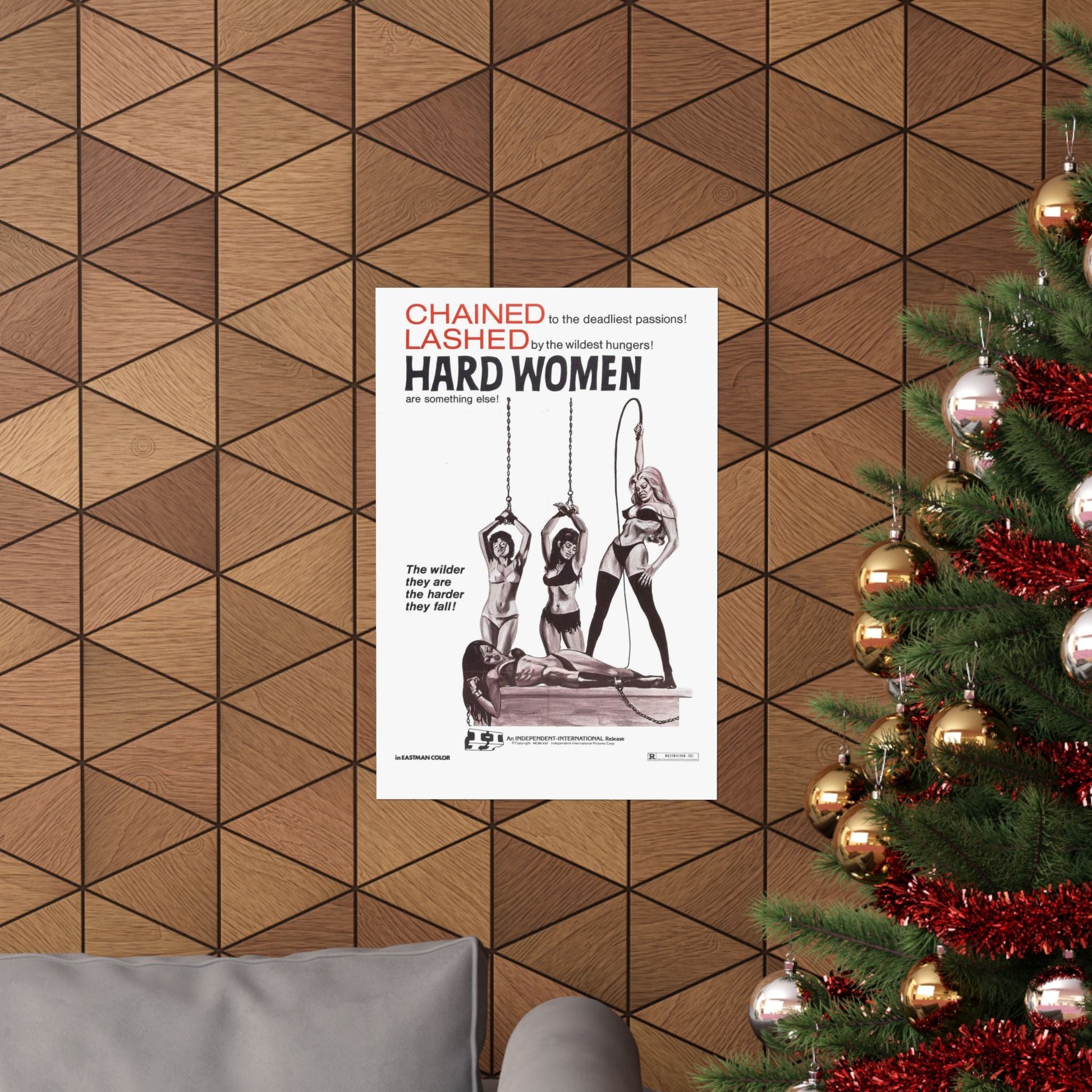 HARD WOMEN 1970 - Paper Movie Poster-The Sticker Space