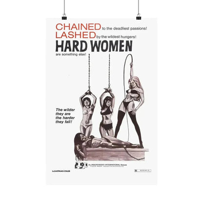 HARD WOMEN 1970 - Paper Movie Poster - The Sticker Space