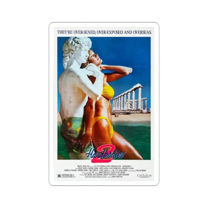 Hardbodies 2 1986 Movie Poster STICKER Vinyl Die-Cut Decal 2 Inch - The Sticker Space