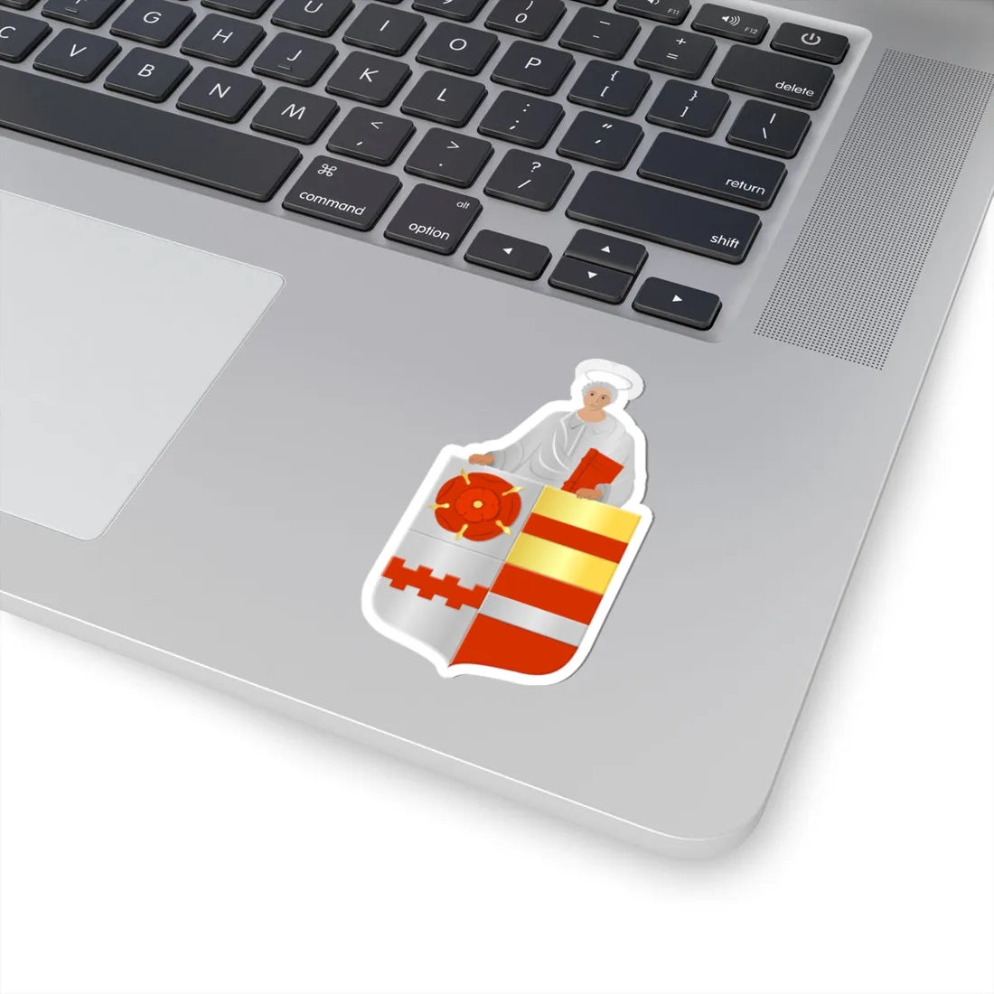 Hardenberg wapen 1962 (Netherlands) (Coat of Arms) STICKER Vinyl Kiss-Cut Decal - The Sticker Space