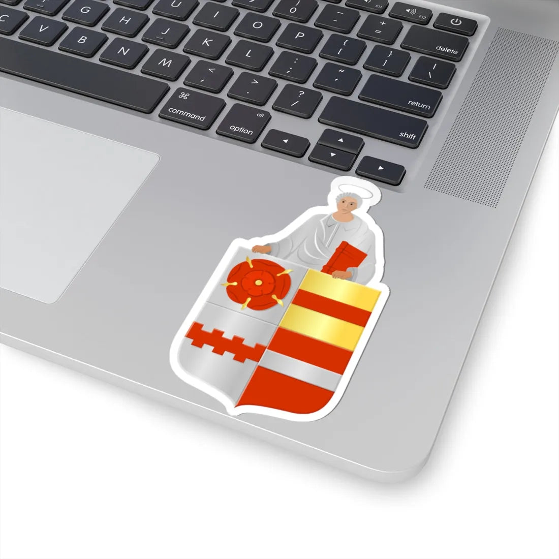 Hardenberg wapen 1962 (Netherlands) (Coat of Arms) STICKER Vinyl Kiss-Cut Decal - The Sticker Space