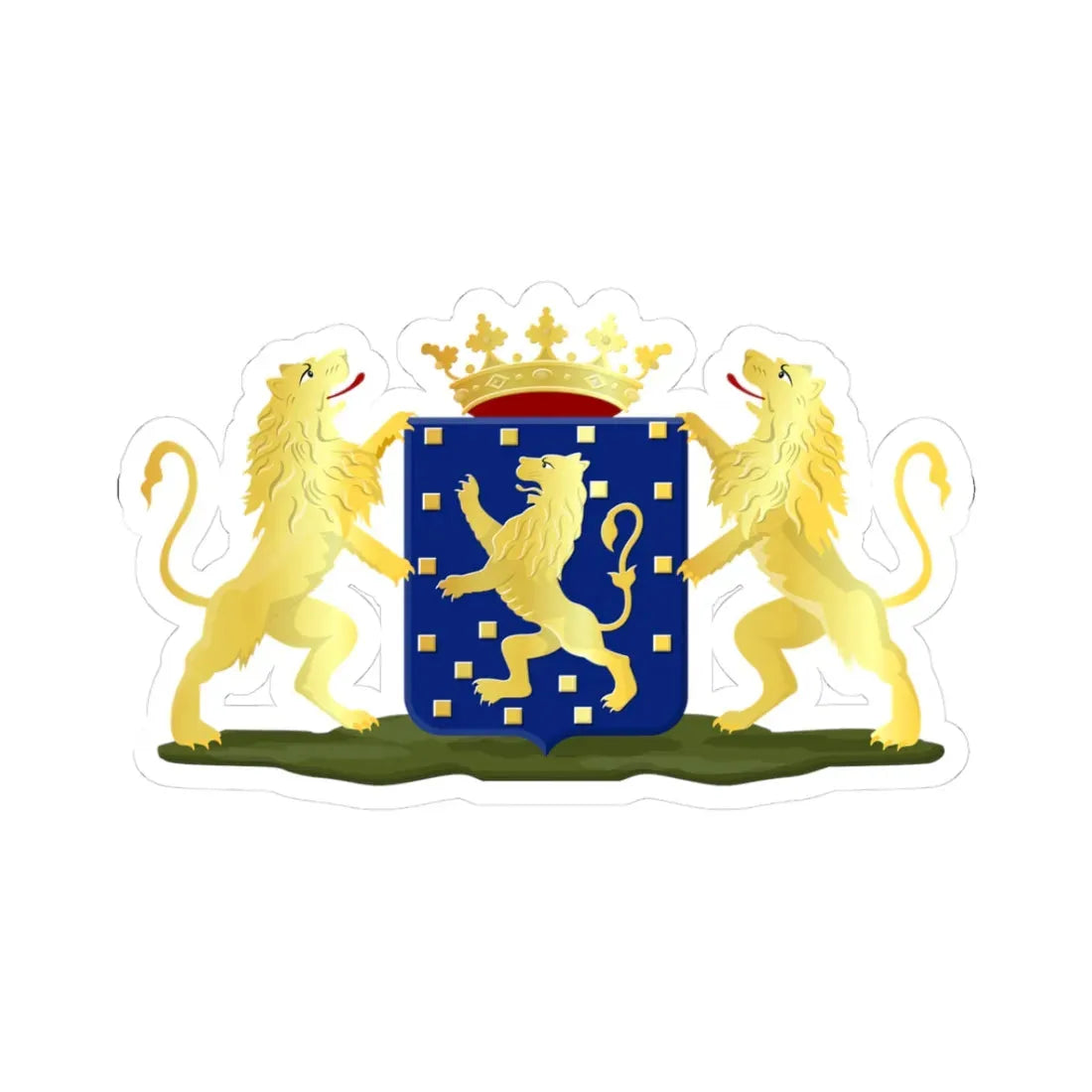 Harderwijk wapen HRvA versie (Netherlands) (Coat of Arms) STICKER Vinyl Kiss-Cut Decal 3 Inch White - The Sticker Space