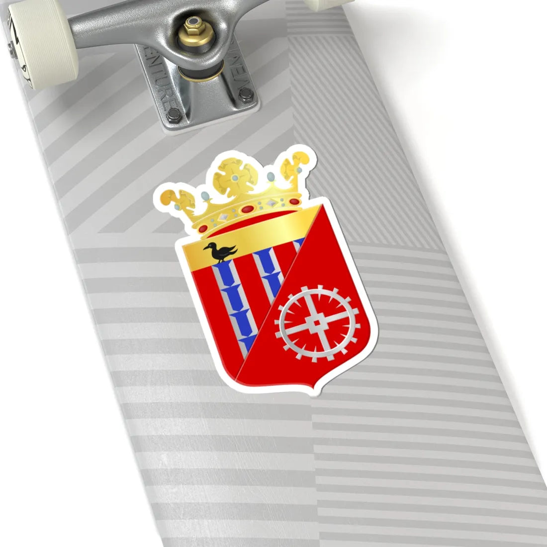 Hardinxveld Giessendam wapen (Netherlands) (Coat of Arms) STICKER Vinyl Kiss-Cut Decal - The Sticker Space