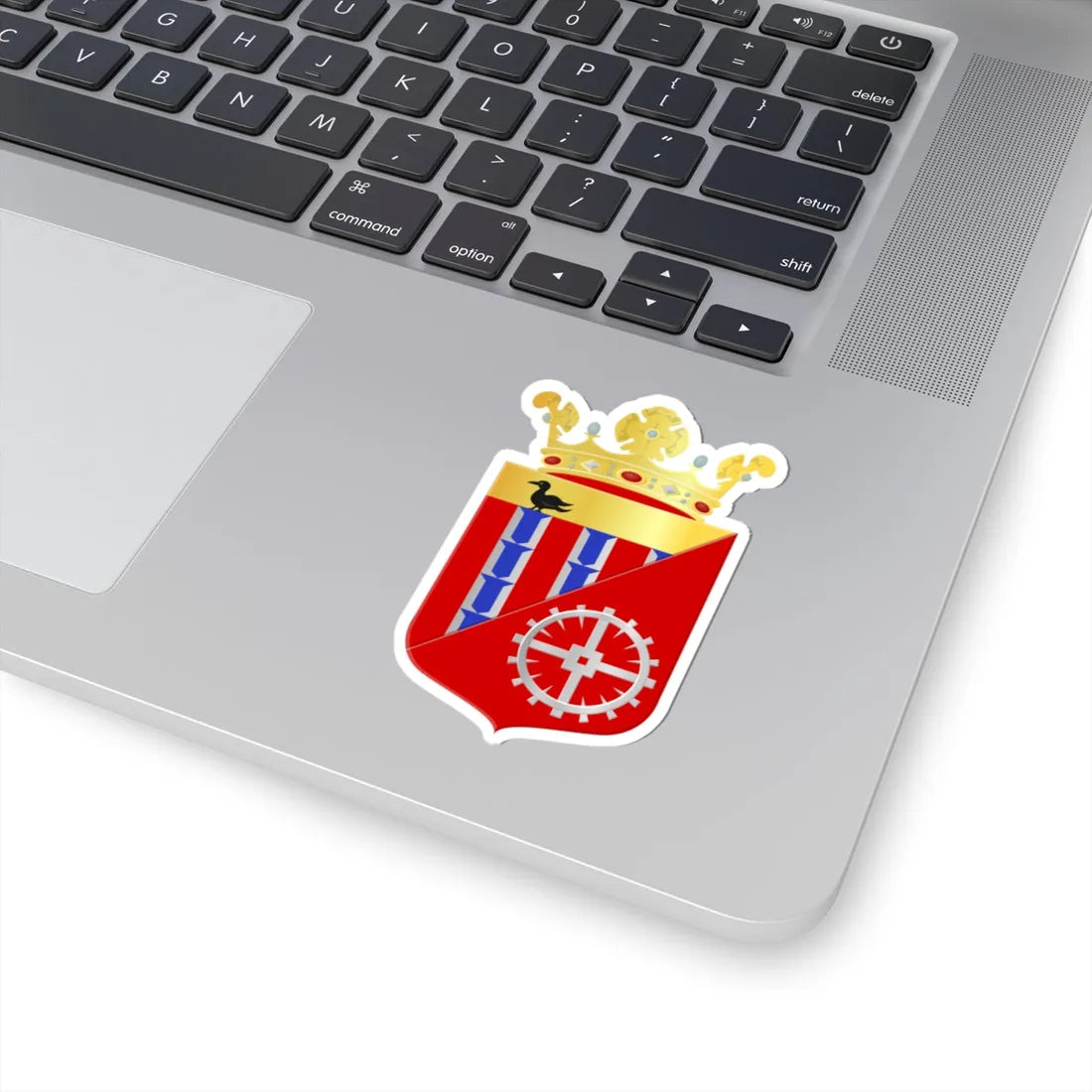 Hardinxveld Giessendam wapen (Netherlands) (Coat of Arms) STICKER Vinyl Kiss-Cut Decal - The Sticker Space