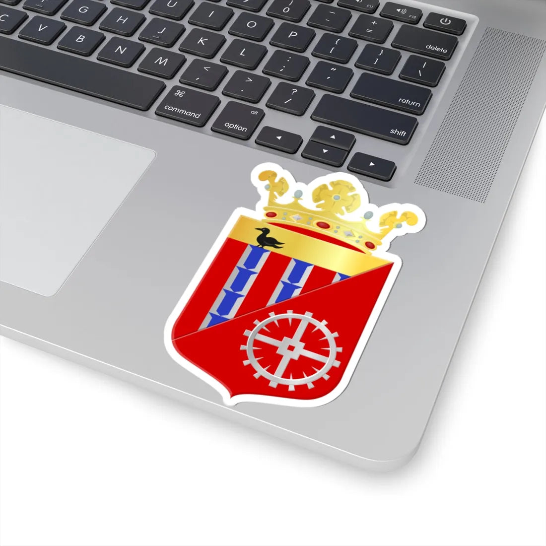 Hardinxveld Giessendam wapen (Netherlands) (Coat of Arms) STICKER Vinyl Kiss-Cut Decal - The Sticker Space