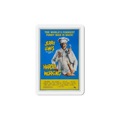 Hardly Working 1980 Movie Poster Refrigerator Magnet - The Sticker Space